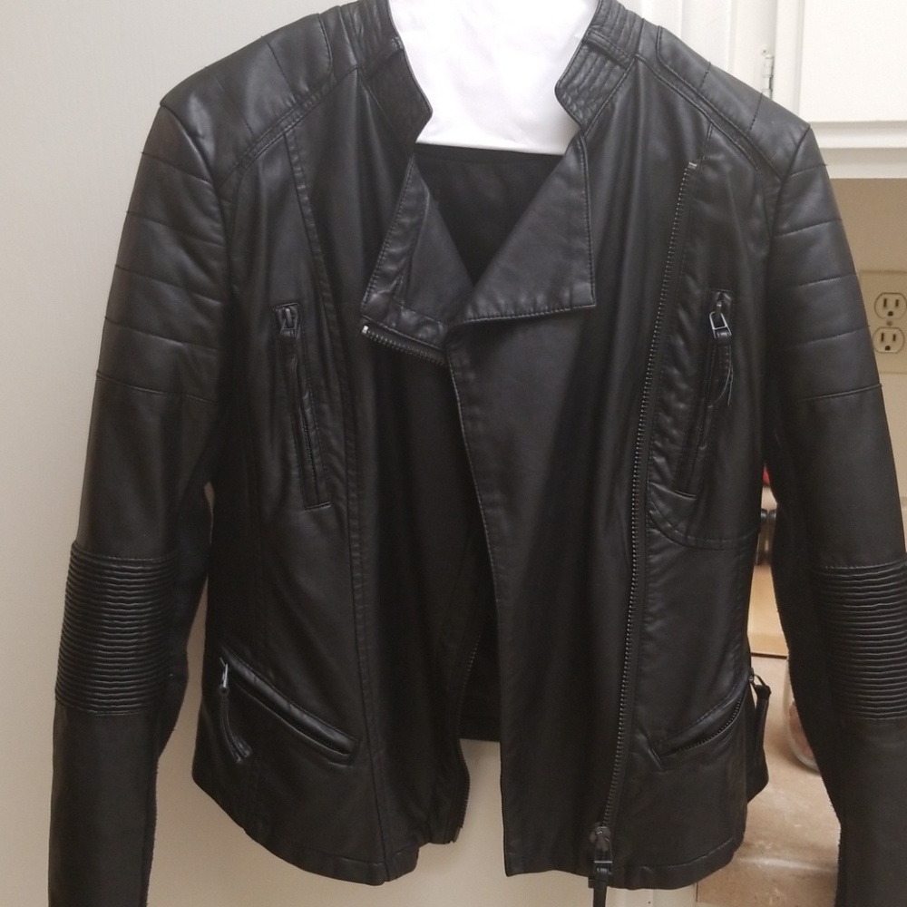Vegan leather jacket